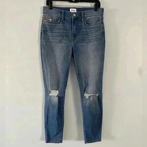 NWOT Hudson‎ Blair High Rise Distressed Super Skinny Ankle Size 29